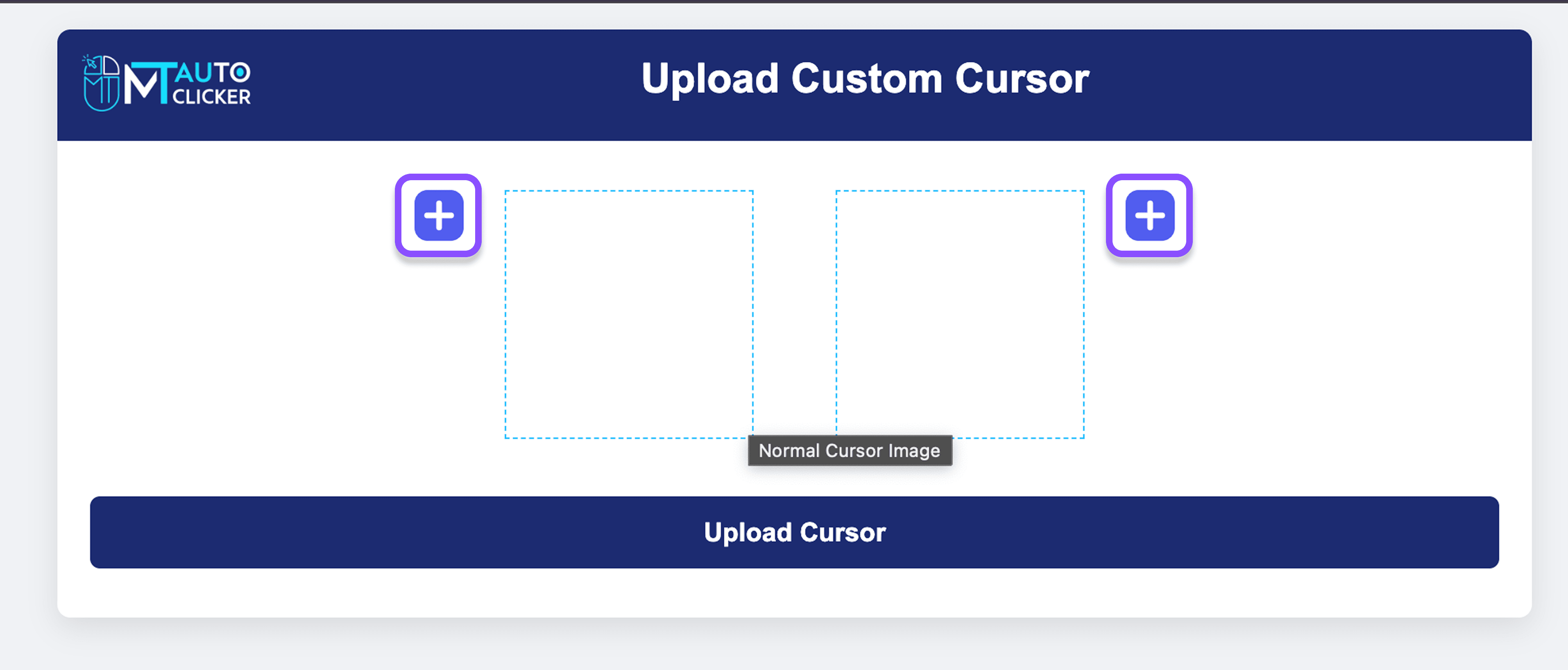 MT Auto Clicker - Custom Cursor Upload Page.webp